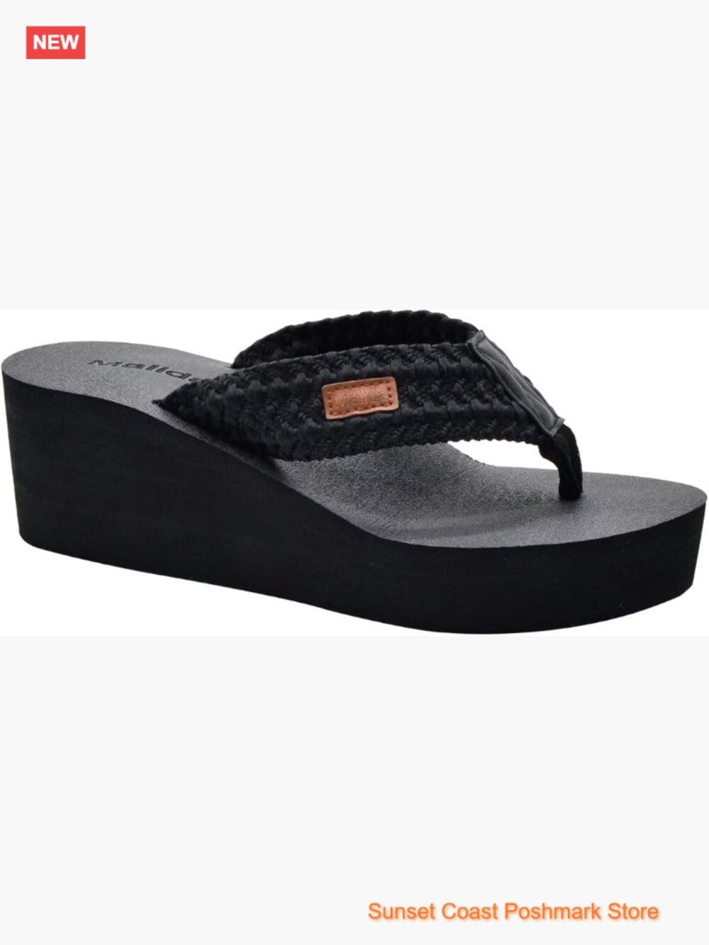 Wedge Arch Support Flip Flops Memory Foam Platform Sandals